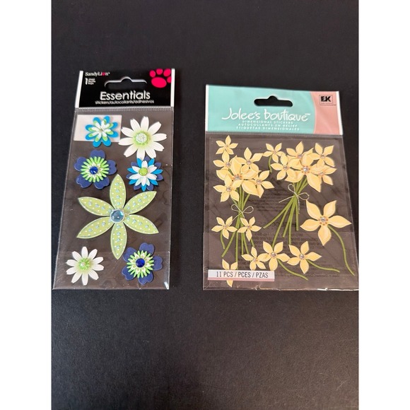 Scrap Booking Material Stickers Holiday Spring Snowman Fall Crafting Hobby Lot - Picture 8 of 12